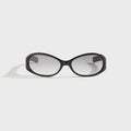 Flatlist Opel Sunglasses - Solid Black / Solid Black Lens