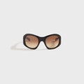 Flatlist Ezra - Solid Black / Brown Gradient Lens