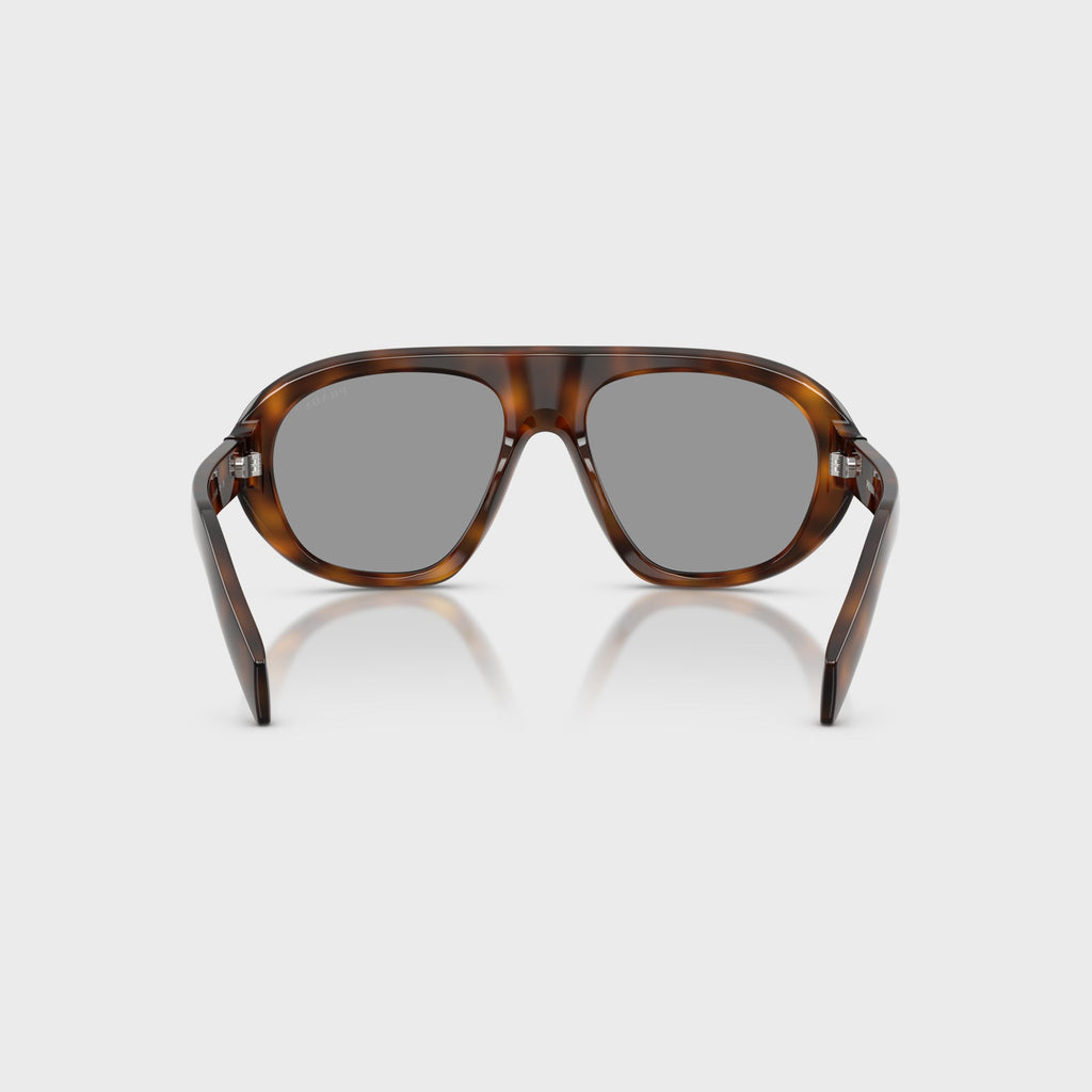 Prada Acetate Geometric Sunglasses - Root Tortoise / Light Brown