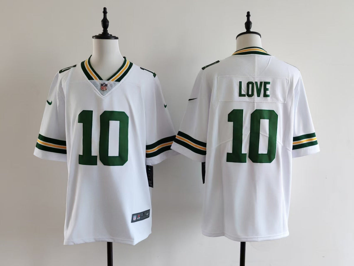 Men's Green Bay Packers Jordan Love Nike Jersey -  White