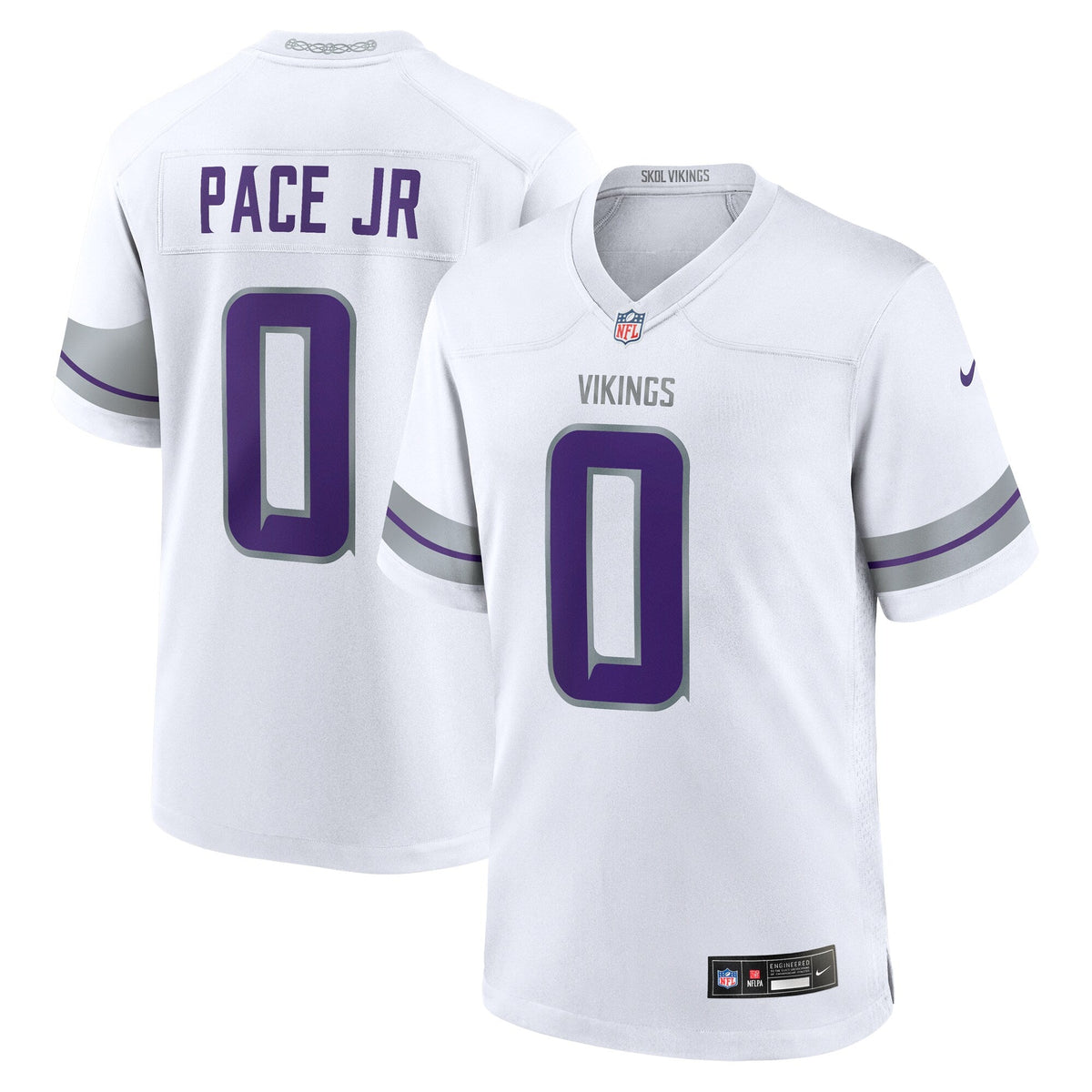 Ivan Pace Jr Minnesota Vikings Nike Alternate Game   Jersey - White