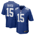 Tommy DeVito New York Giants Nike   Game Jersey - Royal