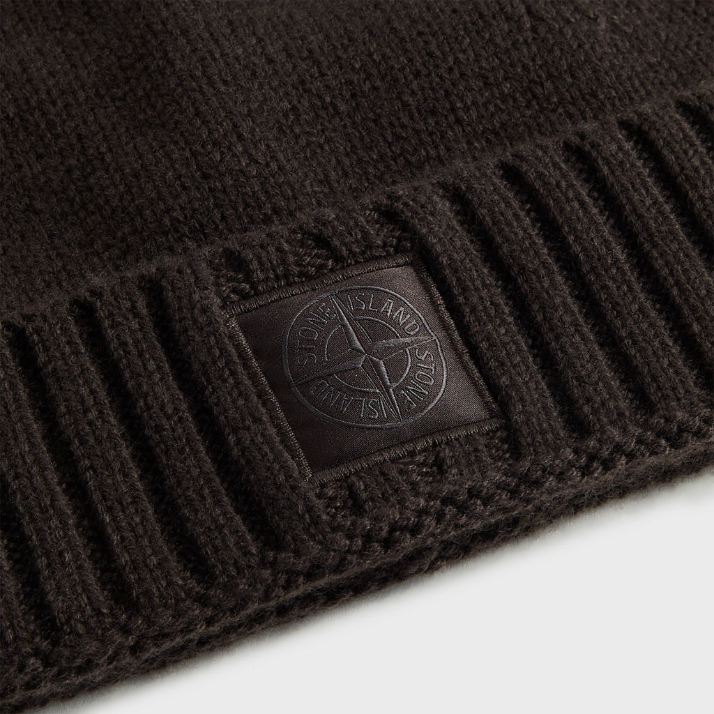 Stone Island Beanie - Dark Brown