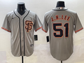 Men's San Francisco Giants Jung Hoo Lee #51 Gray Limited Player Jersey