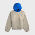 Essentials Warriors Core Fleece Pull Over Hoodie - Warm Heather / Blue
