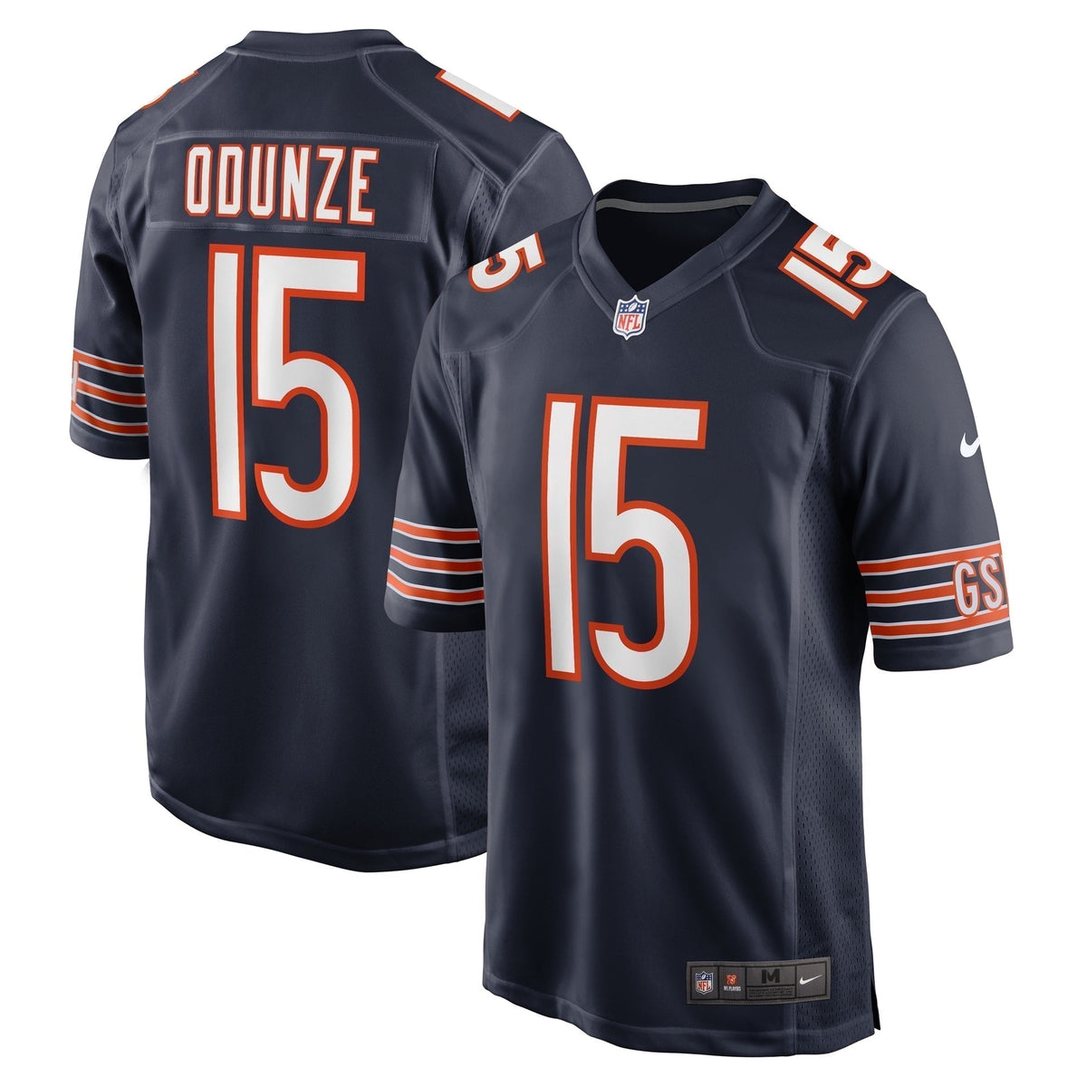 Rome Odunze Chicago Bears Nike 2024 NFL Draft First Round Pick   Game Jersey - Navy