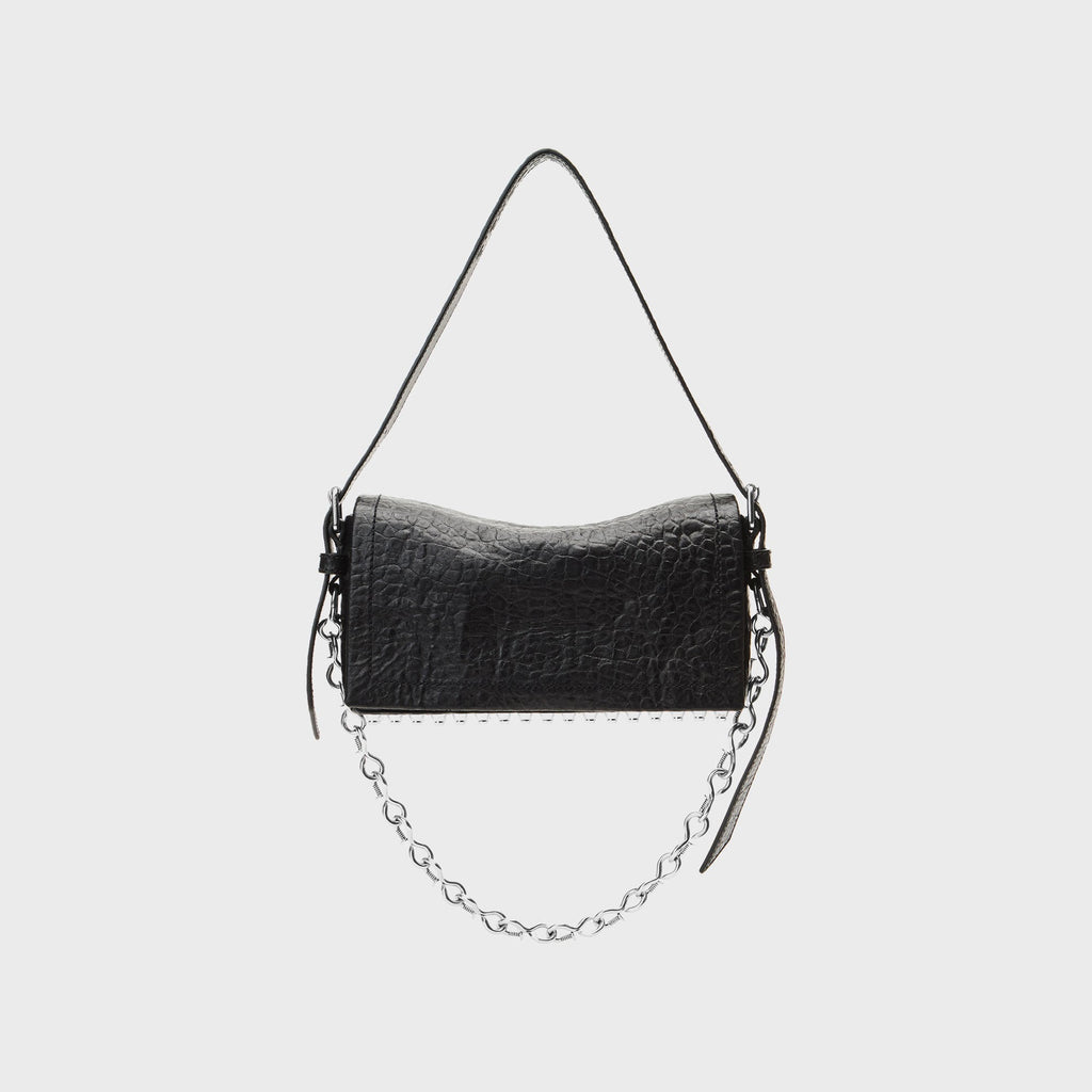 Alexander Wang Ricco Crushed Slim Flap Bag - Black
