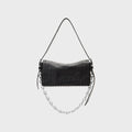 Alexander Wang Ricco Crushed Slim Flap Bag - Black
