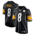 Men's Pittsburgh Steelers Aaron Rodgers Nike Black Game Jersey