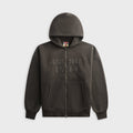 Metalwood Cutie Zip Hooded Sweatshirt - Tar