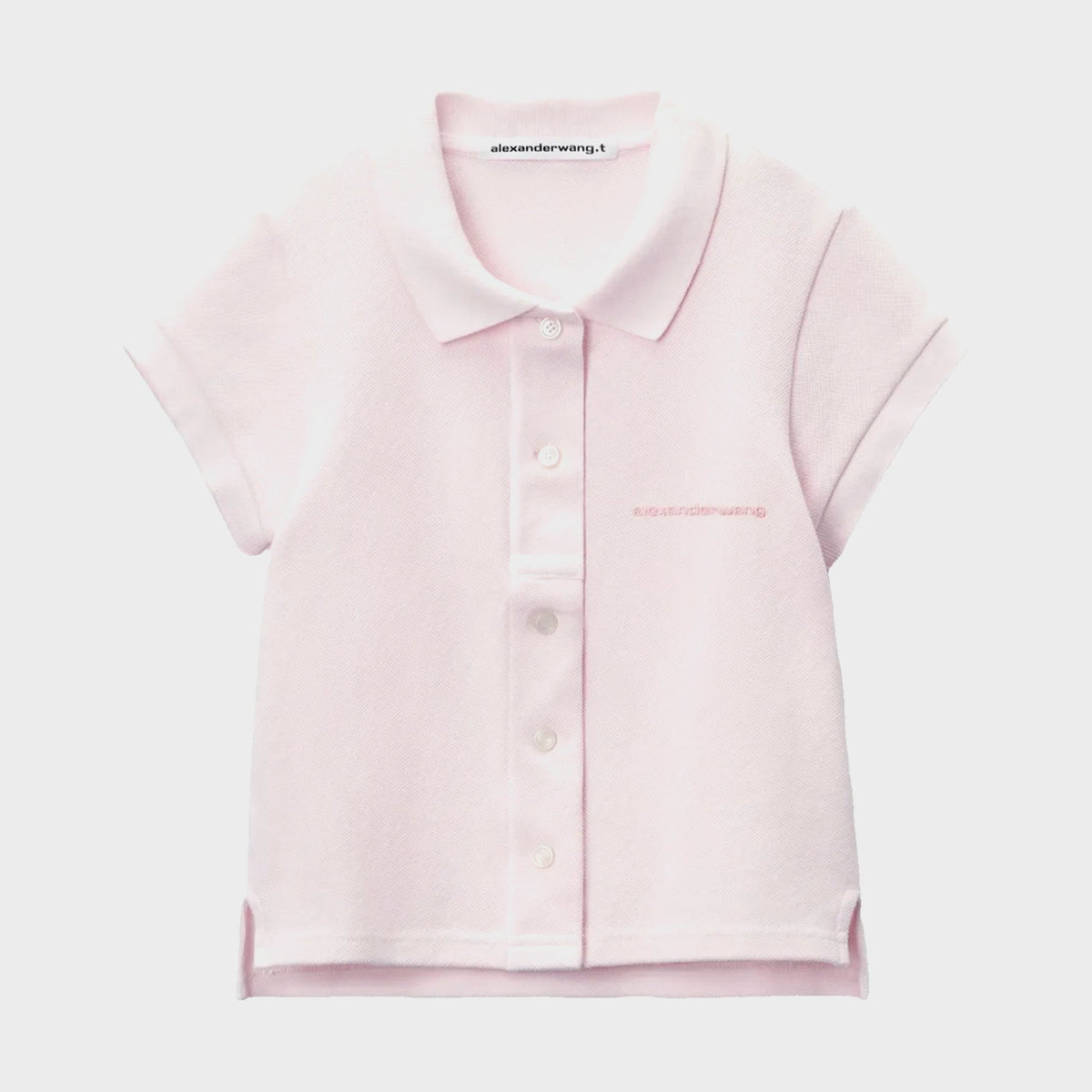 Alexander Wang Deconstructed Polo Cardigan - Pink