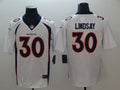 Men's Denver Broncos Phillip Lindsay Jersey-White