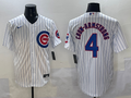 Men's Chicago Cubs Pete Crow-Armstrong #4 White Home Replica Player Jersey