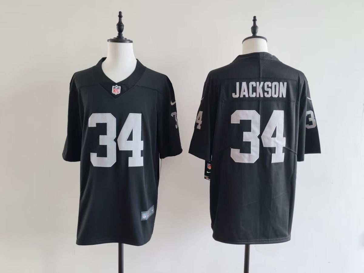 Men's Oakland Raiders Bo Jackson Jersey -  Black