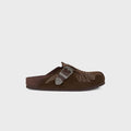 Birkenstock x ETRO Boston Embroidered - Chocolate