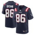 Pharaoh Brown New England Patriots Nike Team Game Jersey -  Navy