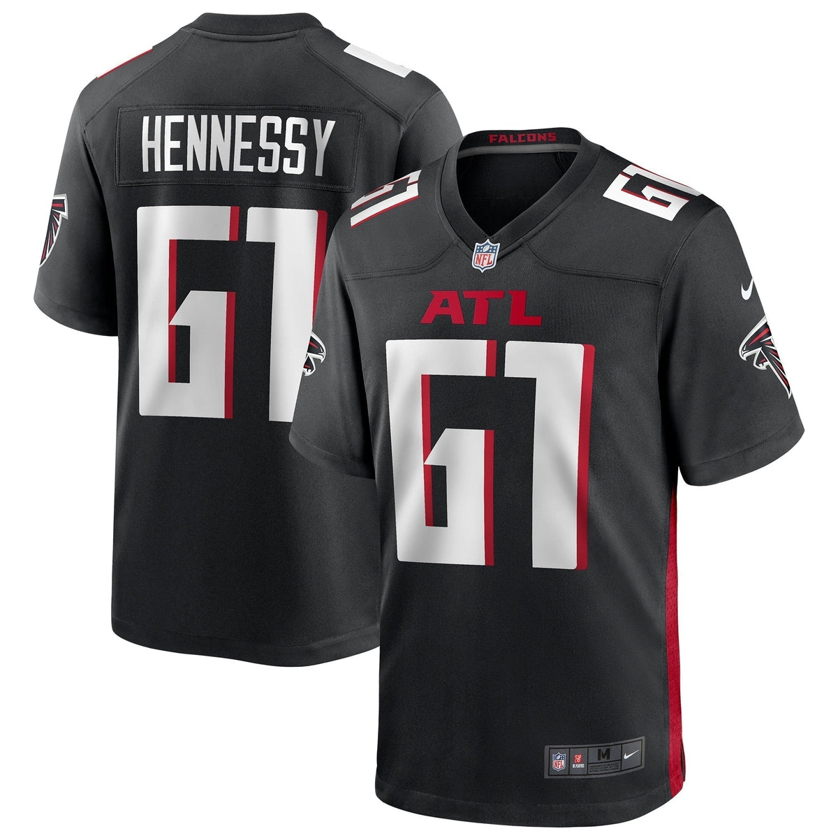 Matt Hennessy Atlanta Falcons Nike   Game Jersey - Black