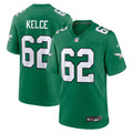 Jason Kelce Philadelphia Eagles Nike Alternate Game   Jersey - Kelly Green