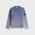 Stone Island Cotton Chenille Degradé Sweater - Dark Blue