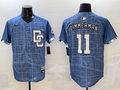Men's Washington Nationals Ryan Zimmerman #11 Blue 2025 City Connect Limited Player Jersey