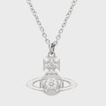 Vivienne Westwood Lee Orb Pendant - Platinum / White