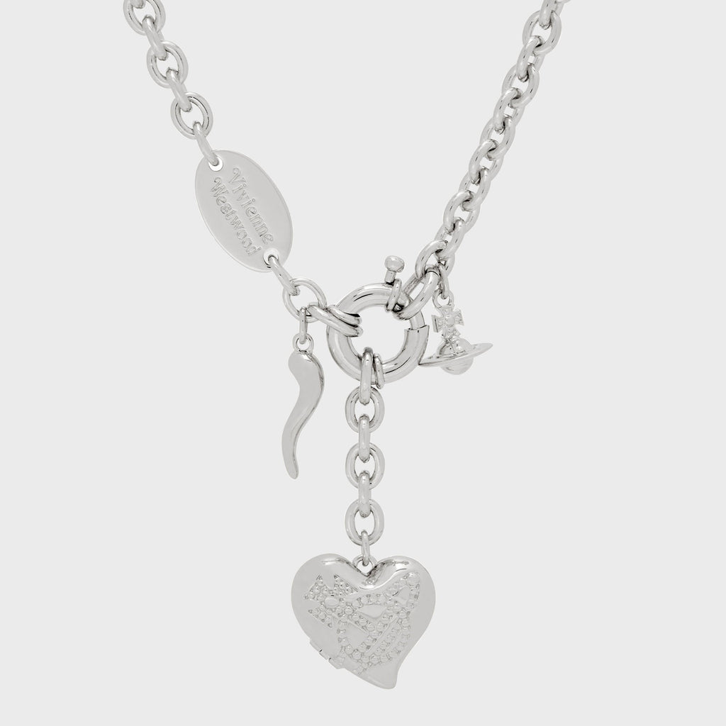 Vivienne Westwood Della Pendant Necklace - Platinum