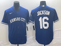 Men's Kansas City Royals Bo Jackson #16 Royal Alternate Cooperstown Collection Replica Player Jersey