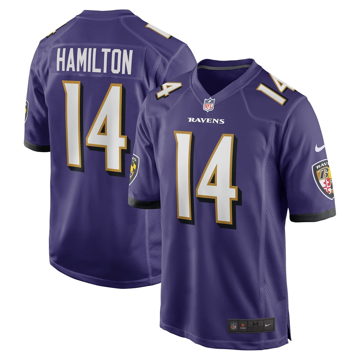 Kyle Hamilton Baltimore Ravens Nike   Game Jersey - Purple