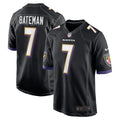 Rashod Bateman Baltimore Ravens Nike Game   Jersey - Black