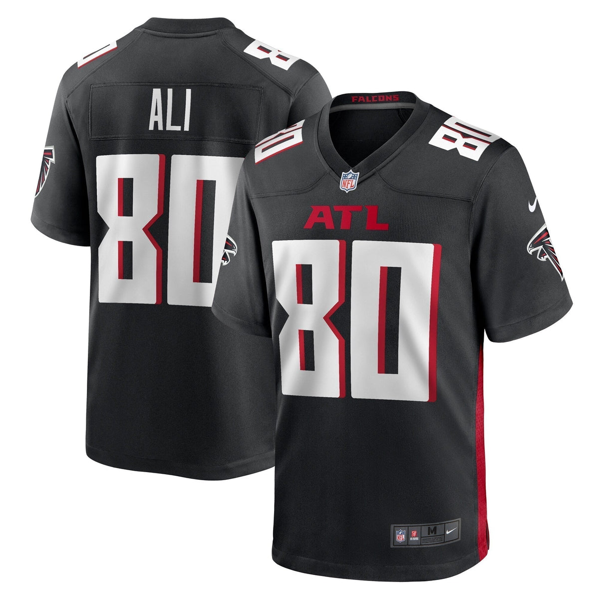Josh Ali Atlanta Falcons Nike Team Game Jersey -  Black