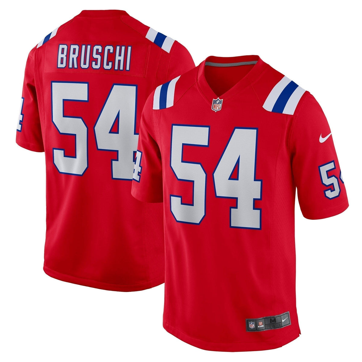 Tedy Bruschi New England Patriots Nike Retired   Alternate Game Jersey - Red