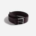 Anderson's Stitched Trimmed Semi Formal Leather Belt - Oxblood