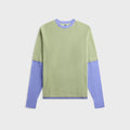 Adrian Cashmere Double Layer - Sage / Lavender
