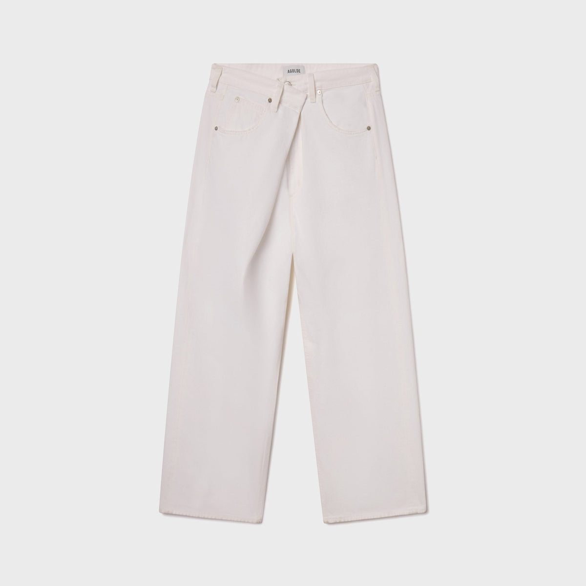 Agolde Vana Fold Jean - Milkshake