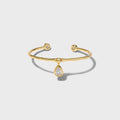 Alexis Bittar Asterales Gold Solitaire Charm Cuff Bracelet - Gold