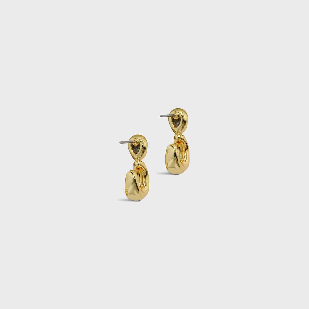 Alexis Bittar Asterales Teardrop Huggie Hoop Earring - Gold