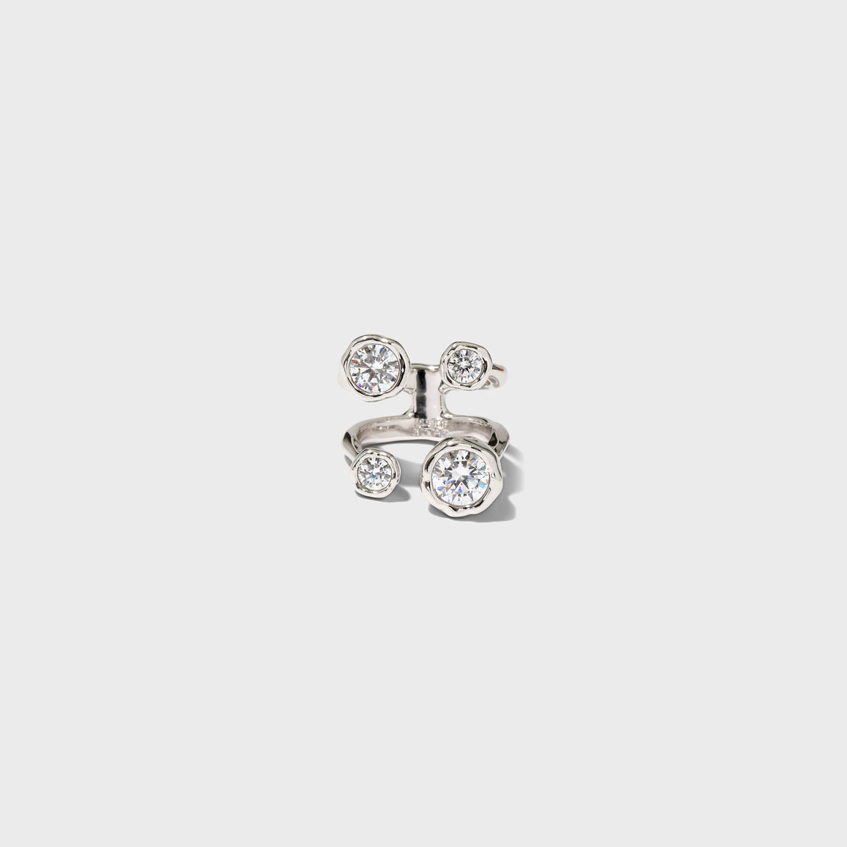 Alexis Bittar Asterales Silver Open Ring - Silver