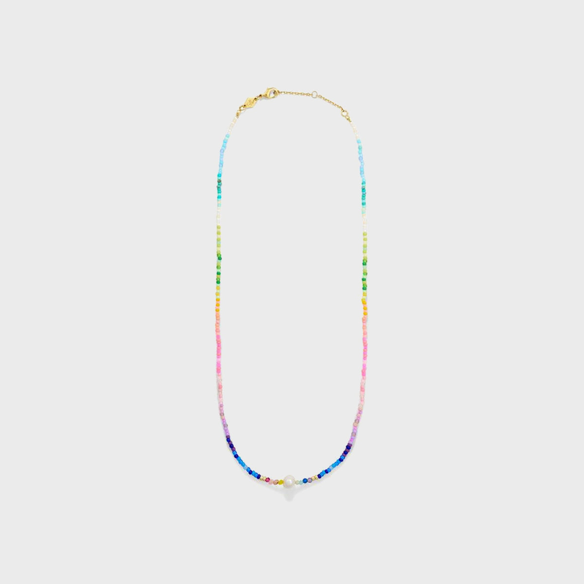 Anni Lu Capri Necklace - Neon Rainbow