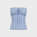 Asta Resort Cleo Top - Sea Mist / Sailor Blue Stripe