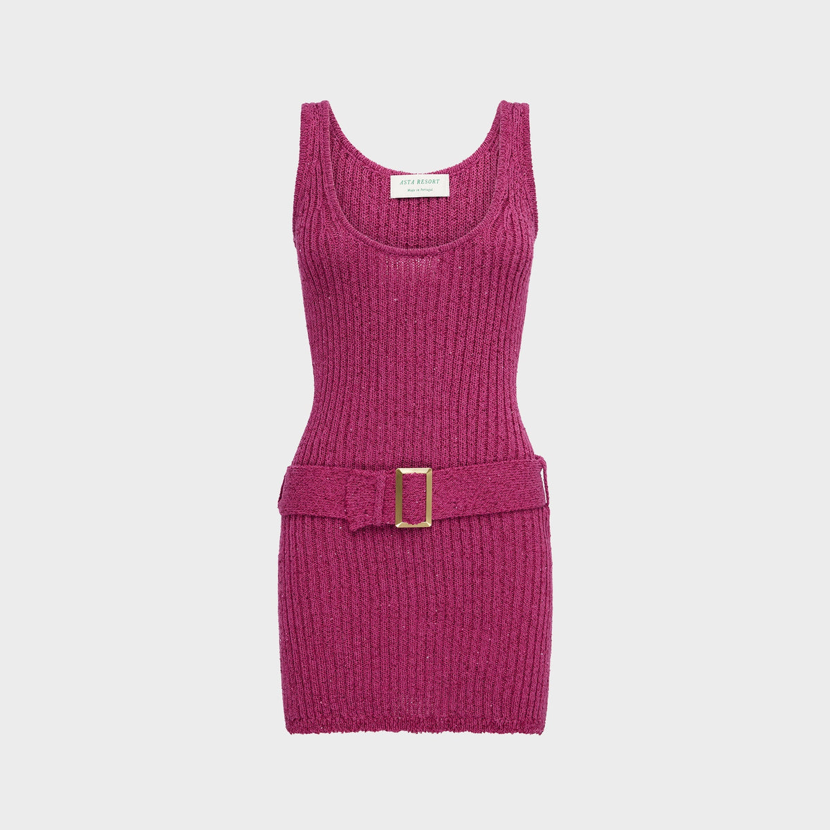 Asta Resort Ana Belted Mini Dress - Geranium Sequin