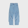 The Attico Long Pant - Sky Blue