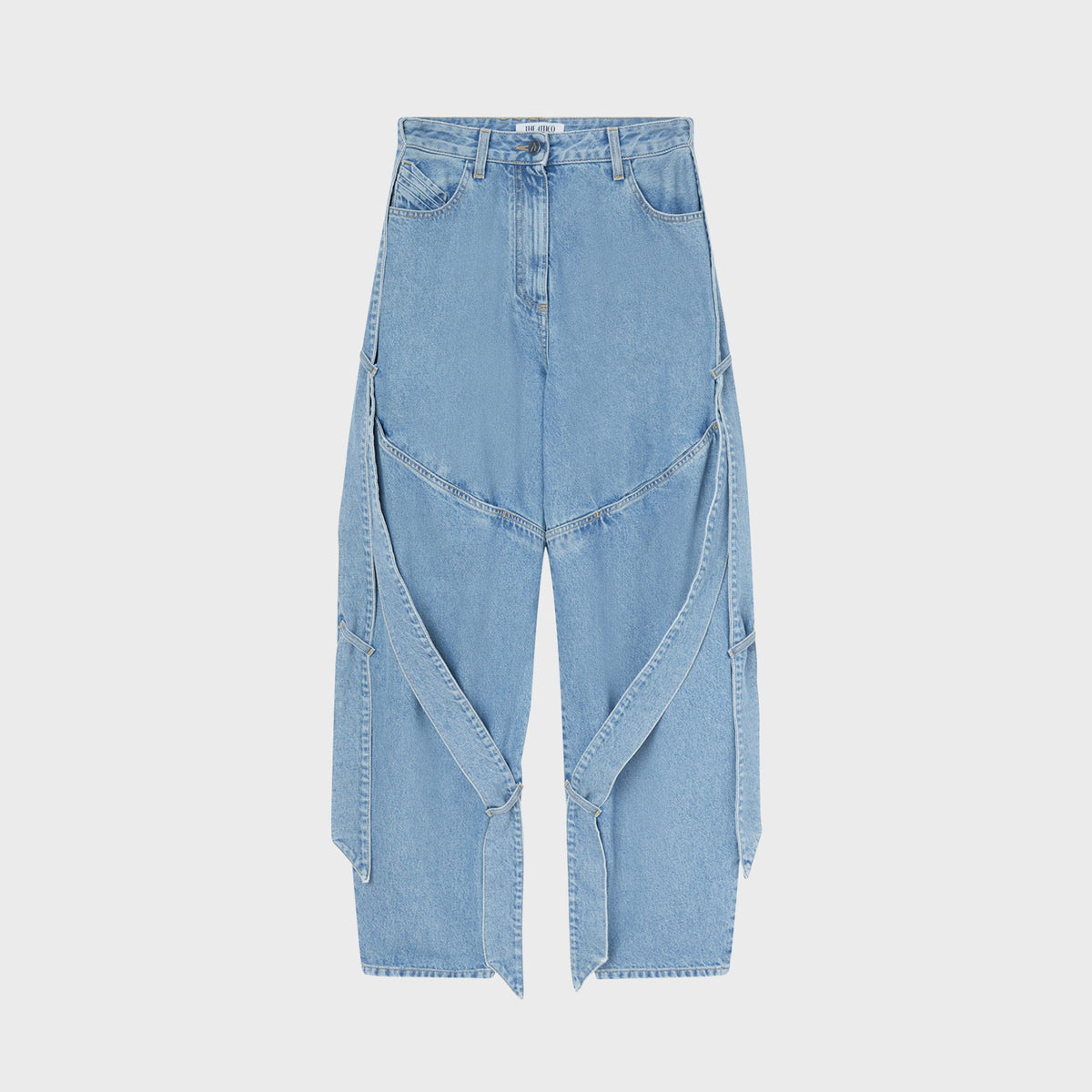 The Attico Long Pant - Sky Blue