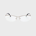 The Attico Charlotte Optical Sunglasses - Matte Silver