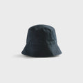 Auralee Garment-Dyed Finx Chino Bucket Hat - Navy