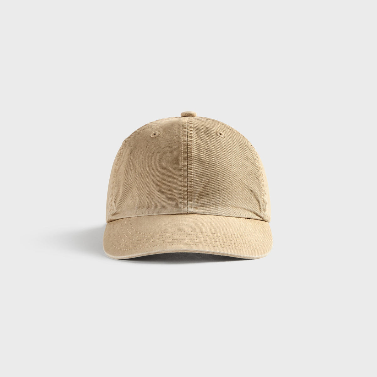 Auralee Garment-Dyed Finx Chino Cap - Light Beige