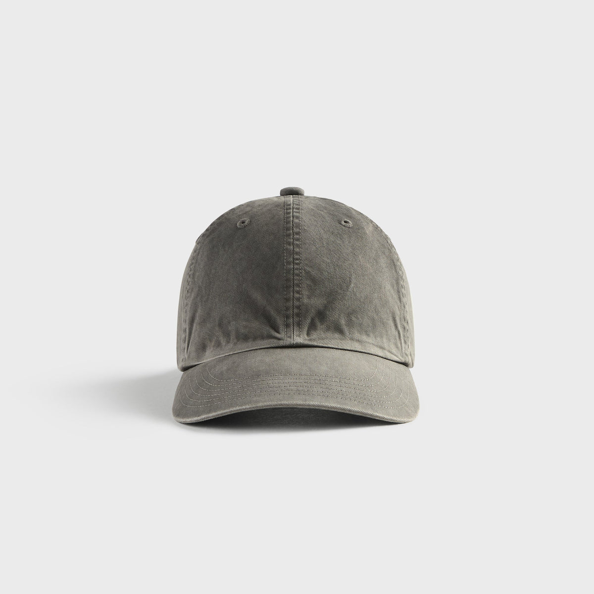 Auralee Garment-Dyed Finx Chino Cap - Ink / Black