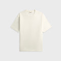Auralee Brushed Organic Cotton Jersey Tee - White