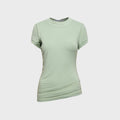 Alexander Wang Layered Short Sleeve Tee - Blaze Green