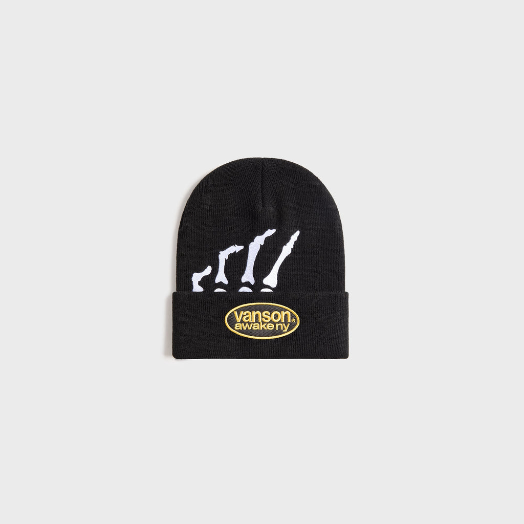 Awake NY Vanson Bones Beanie - Black