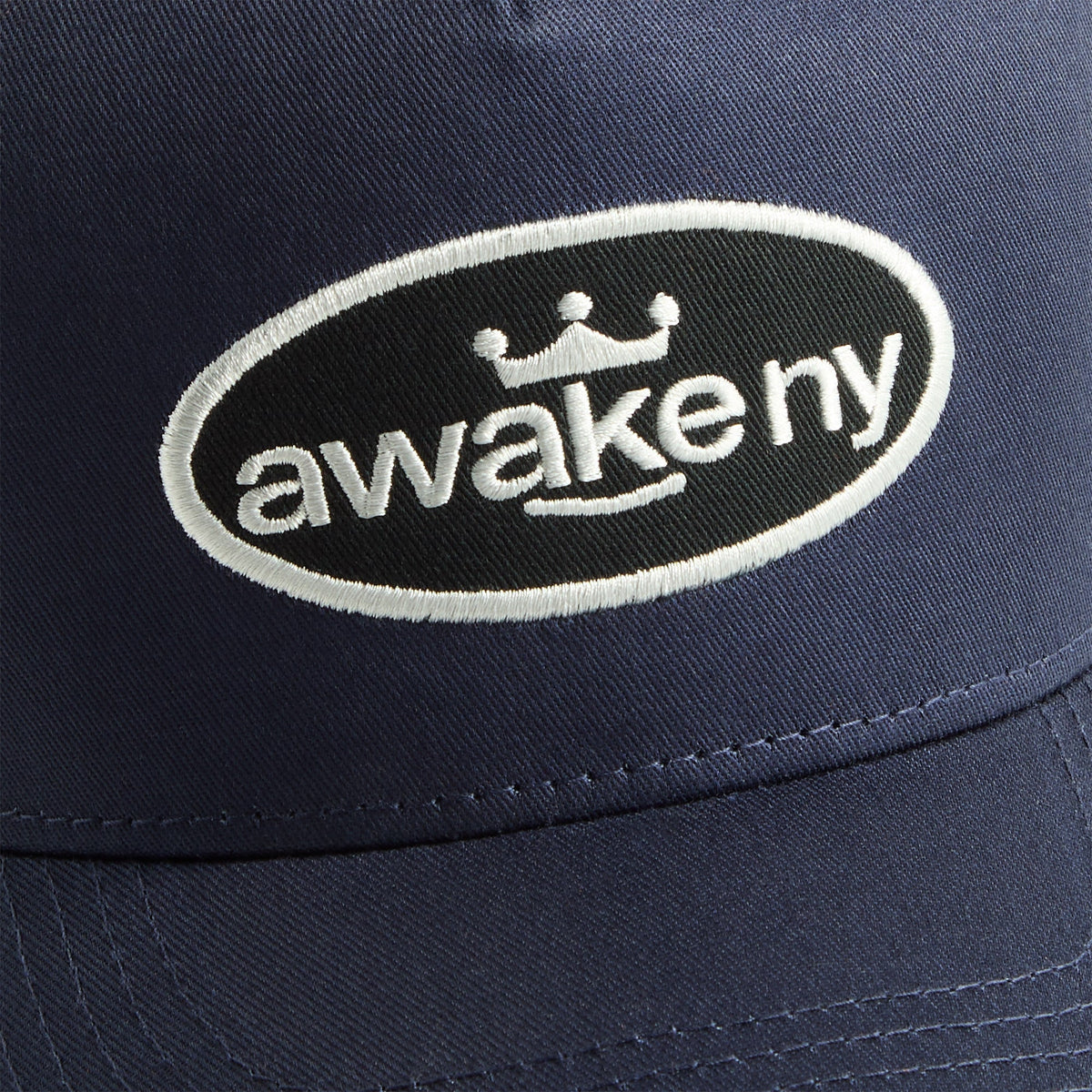 Awake NY King Logo Trucker Cap - Navy